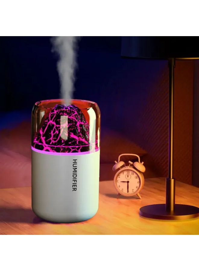 مرطب 7 ألوان LED أبيض، ضباب كبير، يعمل بالUSB، فائق الهدوء للمنزل والمكتب - Image 1