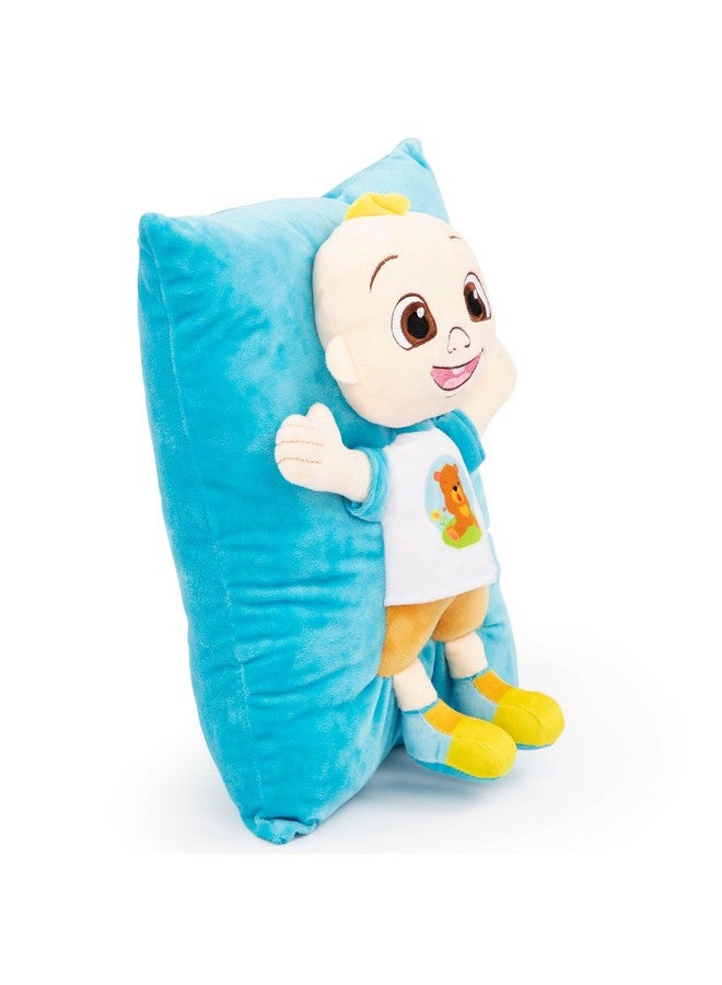 Jay Franco CoComelon JJ 3D Snuggle Plush Pillow - Super Soft Blue Pillow - Measures 15 Inches - Image 2
