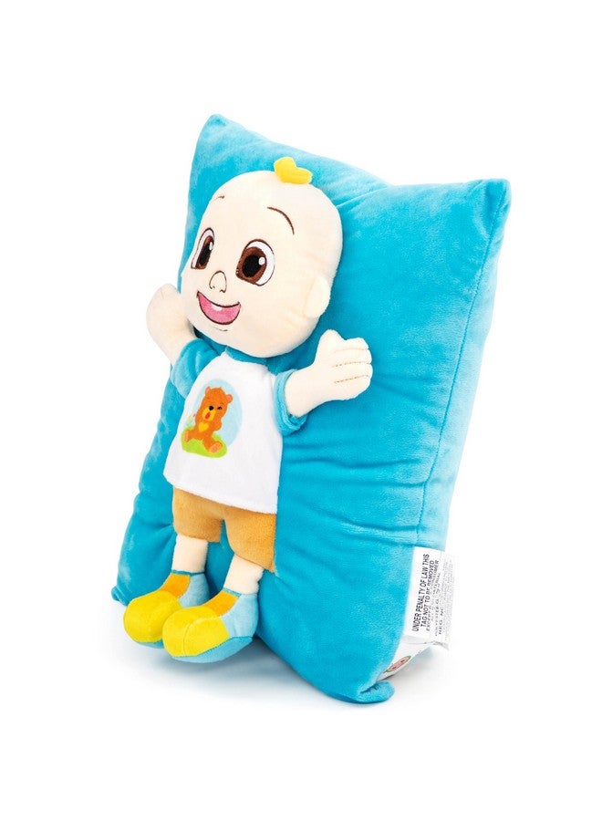 Jay Franco CoComelon JJ 3D Snuggle Plush Pillow - Super Soft Blue Pillow - Measures 15 Inches - Image 3