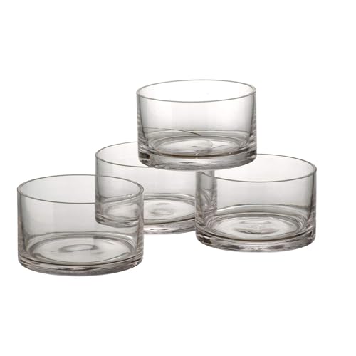 ARTLAND Simplicity 5-inch Round Bowls, Set of 4 - Ideal for Serving, Mixing, Salads, Soups, Snacks - Durable, Dishwasher-Safe - Stylish Design for Any Table Setting - Home Kitchen Essential - Image 1