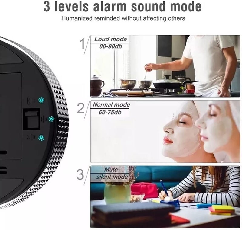 GoodTool Magnetic Rotary Timer with LED Display - Kitchen & Study Essential - Image 5