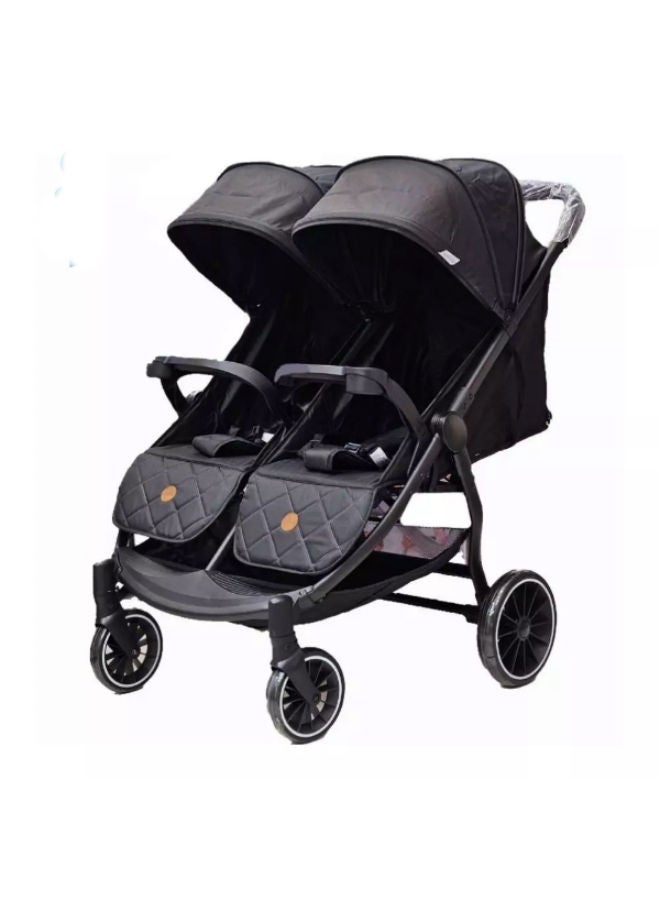 Kidilo Baby Twin Stroller with Dual Seating, Model LB100 - Image 2