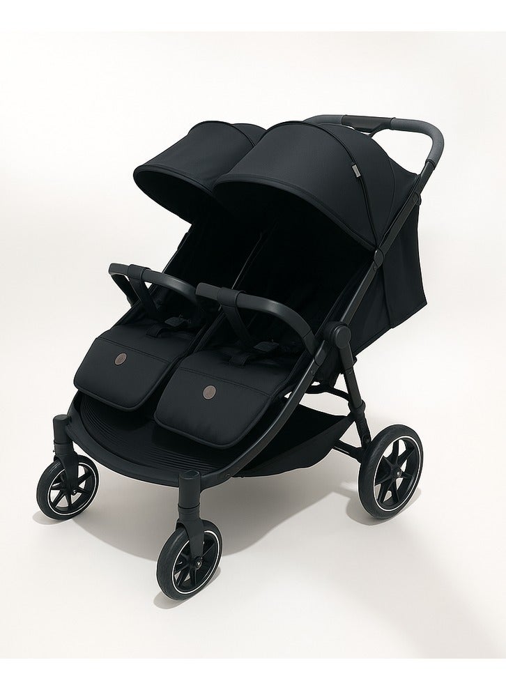 Kidilo Baby Twin Stroller with Dual Seating, Model LB100 - Image 5