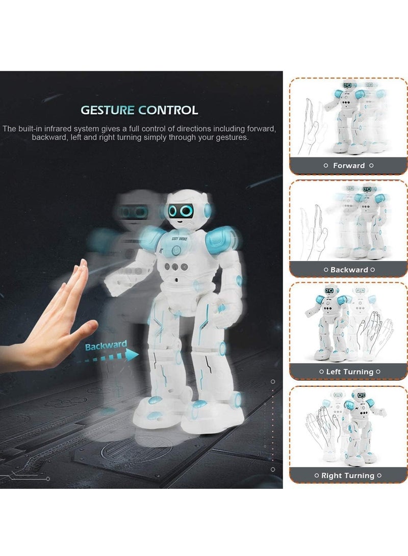 Rechargeable Gesture Control Robot Toy for Kids, Smart Intelligent Robot Educational Rc Toy with Learning Music Programmable Walking Dancing Singing - Image 3