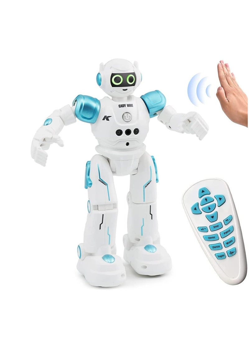Rechargeable Gesture Control Robot Toy for Kids, Smart Intelligent Robot Educational Rc Toy with Learning Music Programmable Walking Dancing Singing - Image 1