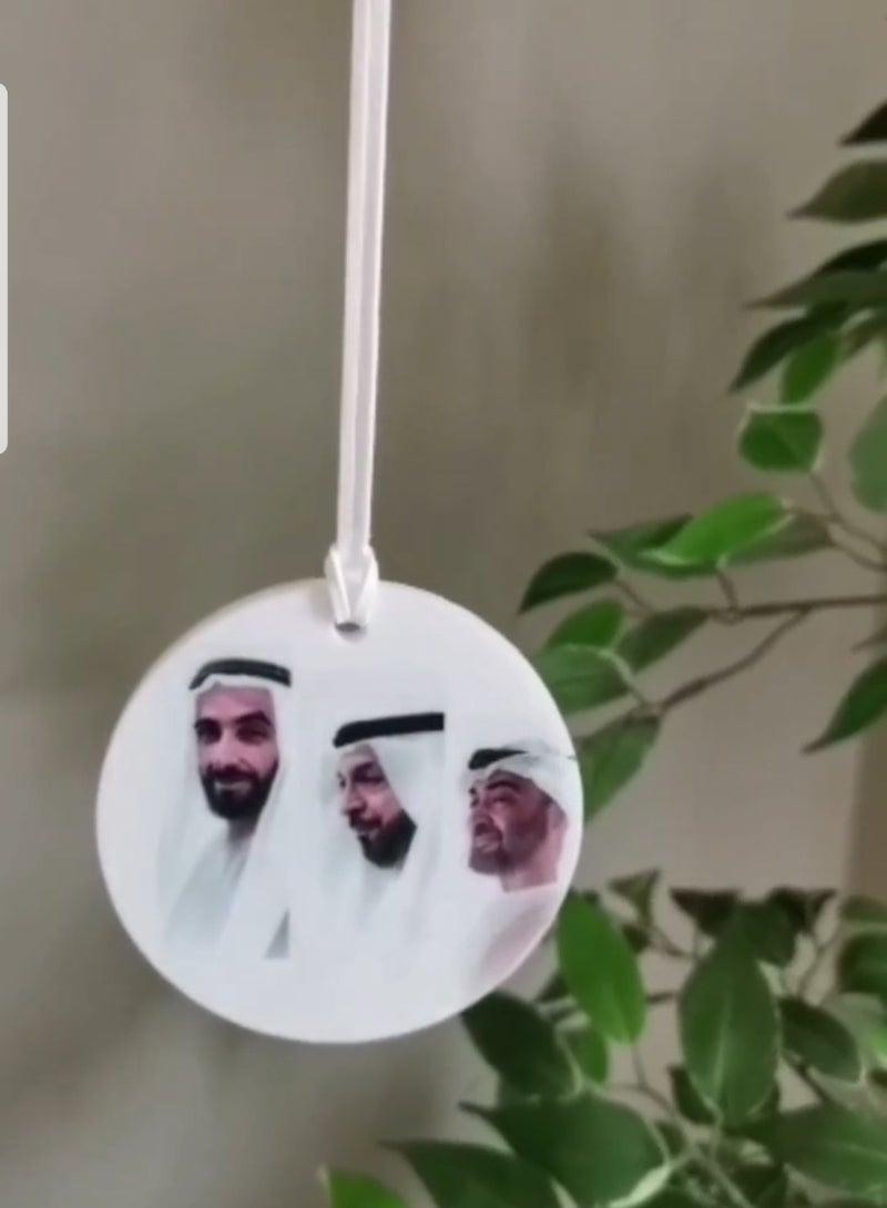 Passion District Car Hanging Decoration Accessories-UAE Presidents - Image 1