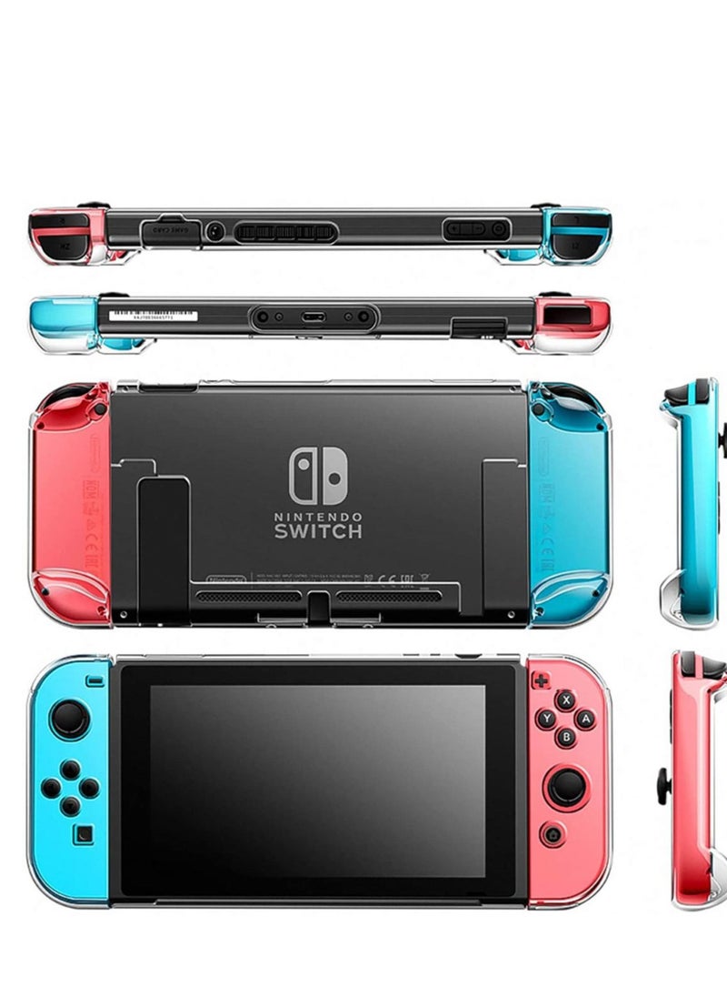 Y&D Switch Case Compatible with Fit for Nintendo 9 in 1 Accessories kit Carrying Case, Dockable Protective HD Screen Protector and 6pcs Thumb Grips Caps  - Image 5