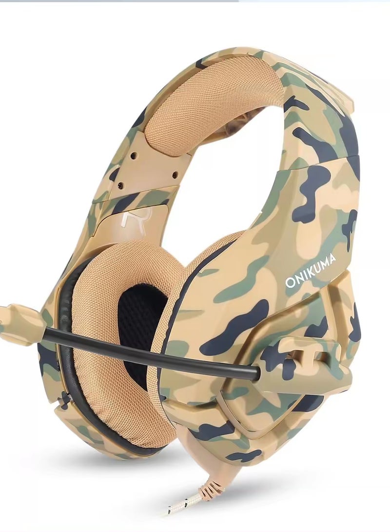 أونيكوما سماعة رأس سلكية للألعاب ستيريو K1B مع ميكروفون - Image 4