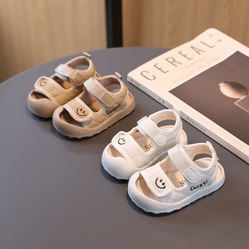 Summer Baby Shoes, Baby Sandals, Boys' Soft-Soled Toddler Shoes, Girls' Closed-Toe Toddler Shoes, Non-Slip Beach Shoes - Image 2