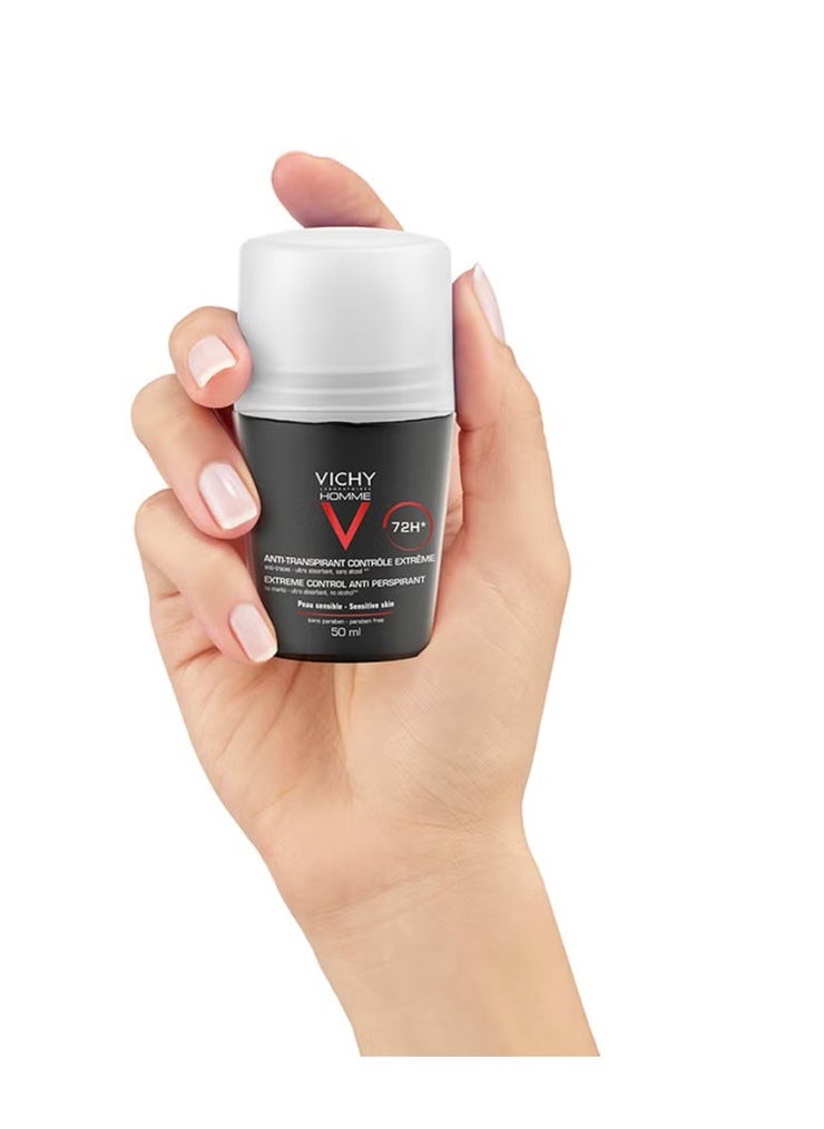 Vichivy VICHY Homme 72H Anti Transpirant Controle Extreme Black 50ml  - Image 3