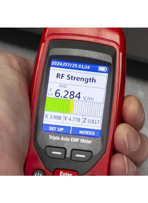 Triplett Triplett EMF85 Triple Axis EMF RF WiFi Meter for High Frequency Radiation 50MHZ  8GHz  - Image 5
