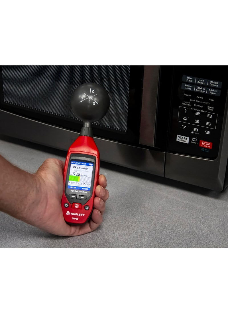 Triplett Triplett EMF85 Triple Axis EMF RF WiFi Meter for High Frequency Radiation 50MHZ  8GHz  - Image 4