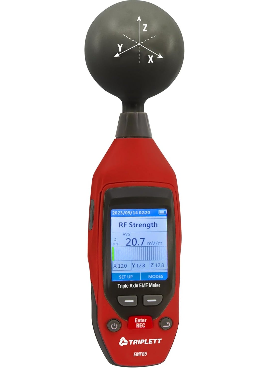 Triplett Triplett EMF85 Triple Axis EMF RF WiFi Meter for High Frequency Radiation 50MHZ  8GHz  - Image 1