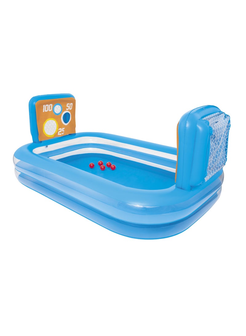 Bestway Inflatable Rectangular Pool Skill Shot Play 237x152x94cm | Kiddie Pool | Kids Pool | Easy to Set Up | Backyard Pool | Family Pool Perfect for Summer - Image 1