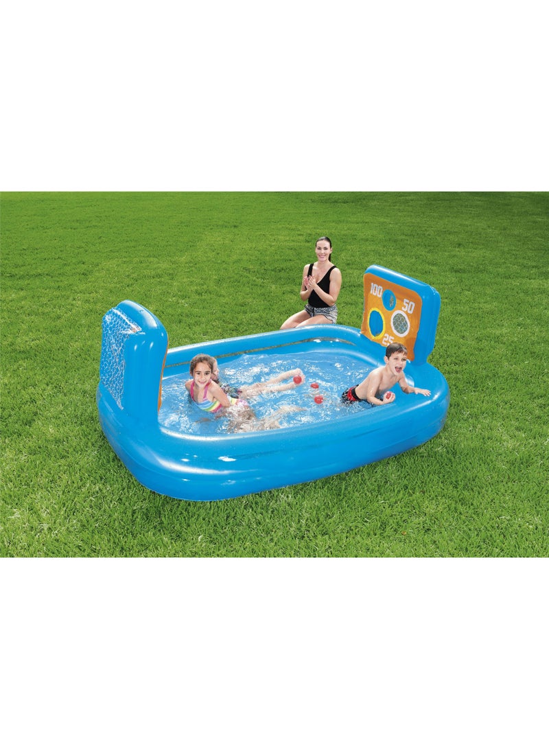 Bestway Inflatable Rectangular Pool Skill Shot Play 237x152x94cm | Kiddie Pool | Kids Pool | Easy to Set Up | Backyard Pool | Family Pool Perfect for Summer - Image 2
