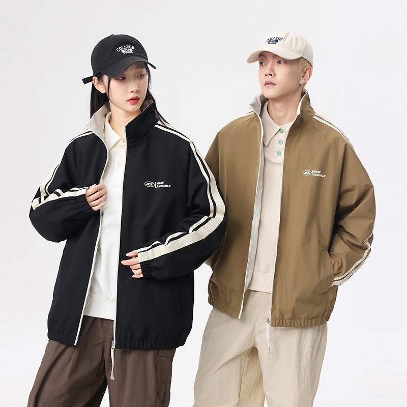 Factory 2024 Coat Men And Women Couple New Double-Sided Wear Collar Jacket Outdoor Mountaineering Suit Loose - Image 5