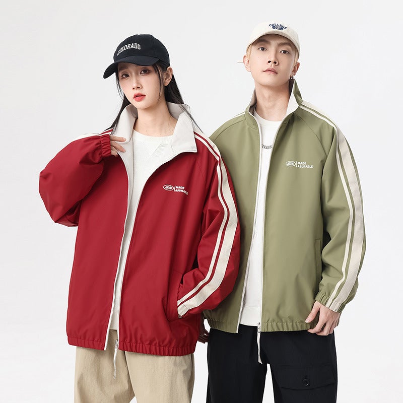 Factory 2024 Coat Men And Women Couple New Double-Sided Wear Collar Jacket Outdoor Mountaineering Suit Loose - Image 3