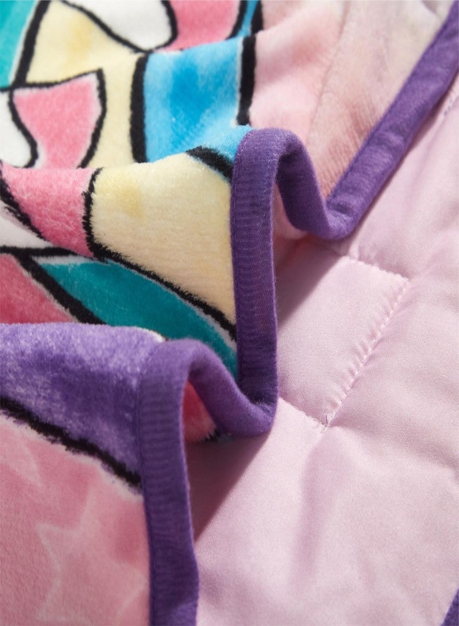 Idea Nuova Disney Minnie Mouse Toddler Nap Mat with Built-in Pillow,Super Soft Quilted Sleeping Mat for Kids,26" x 46",All-in-One Roll-Up Design,Multicolor - Image 5