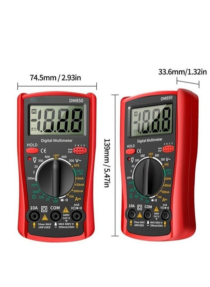 Generic - Eletrical Digital Counts Multimeter Auto Votage Tester Ohm Current Ammeter Detector - Image 1