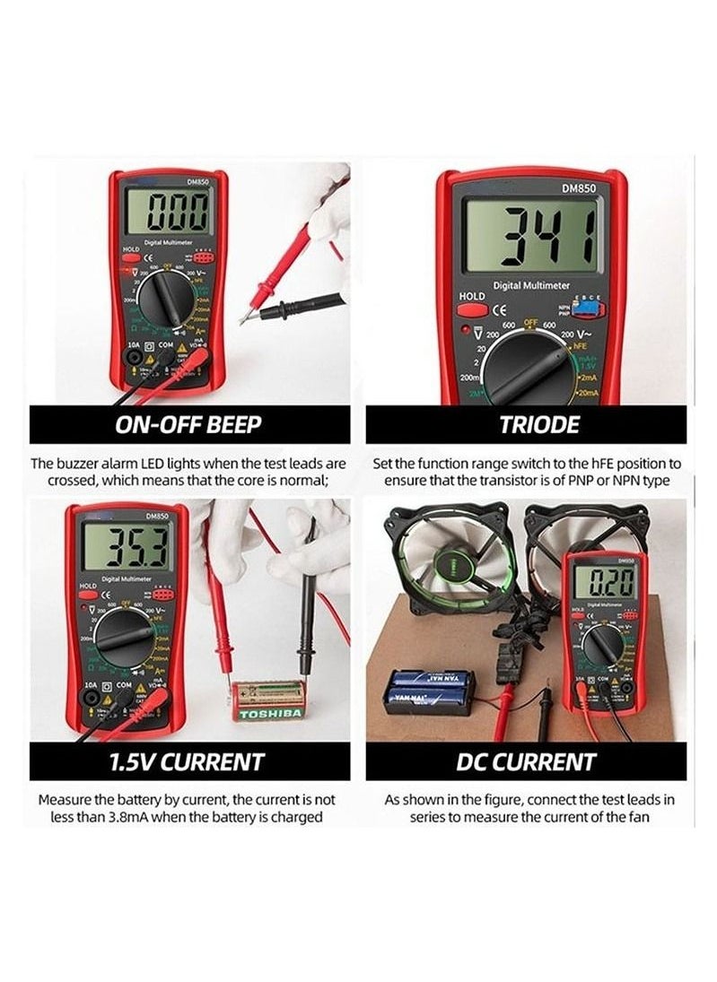Generic - Eletrical Digital Counts Multimeter Auto Votage Tester Ohm Current Ammeter Detector - Image 1