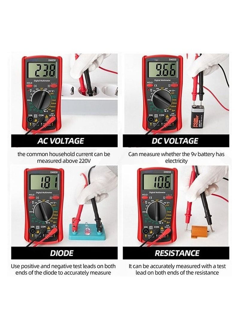 Generic - Eletrical Digital Counts Multimeter Auto Votage Tester Ohm Current Ammeter Detector - Image 1