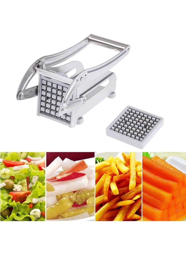 DubaiGallery Stainless Steel French Fries Cutter Cucumber Chopper Kitchen Gadgets - Image 2
