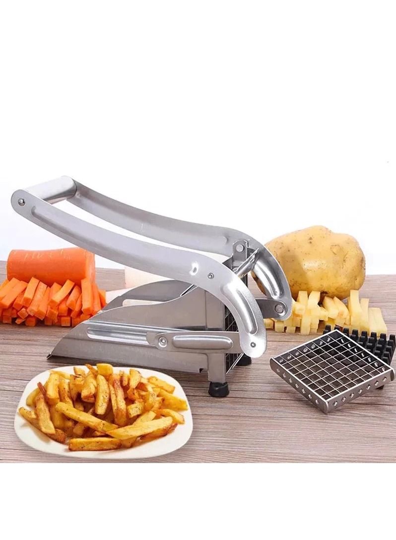 DubaiGallery Stainless Steel French Fries Cutter Cucumber Chopper Kitchen Gadgets - Image 1
