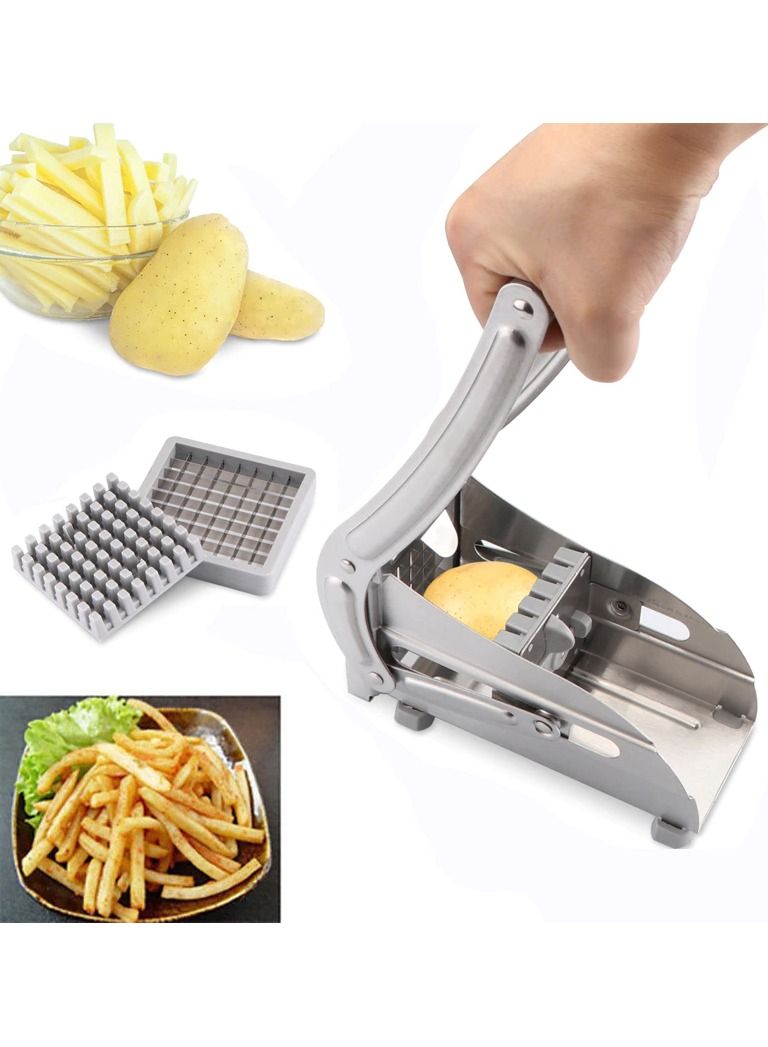 DubaiGallery Stainless Steel French Fries Cutter Cucumber Chopper Kitchen Gadgets - Image 3