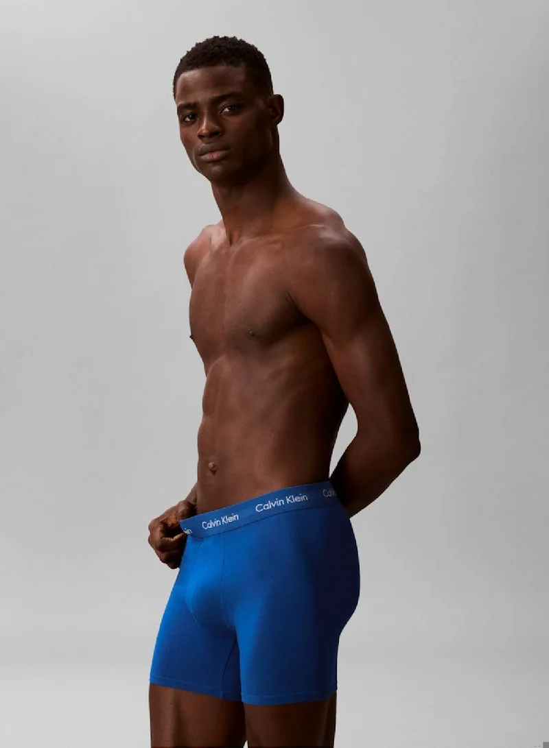 CALVIN KLEIN  3 Pack Boxer Briefs - Cotton Stretch for Men | Best Price UAE