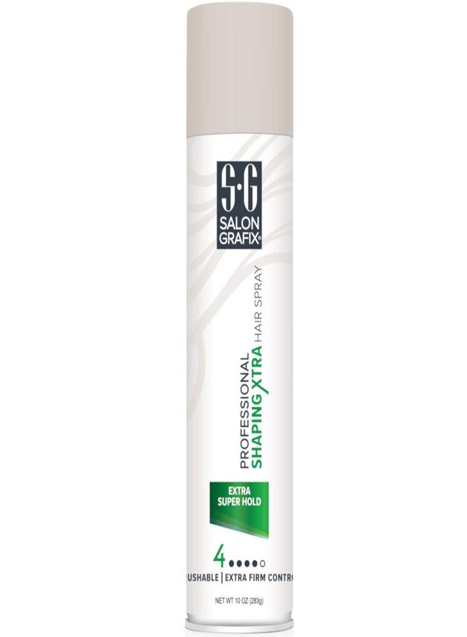 Salon Grafix Hairspray Shaping Extra Super Hold 10 Ounce (295ml) (2 Pack) - Image 2