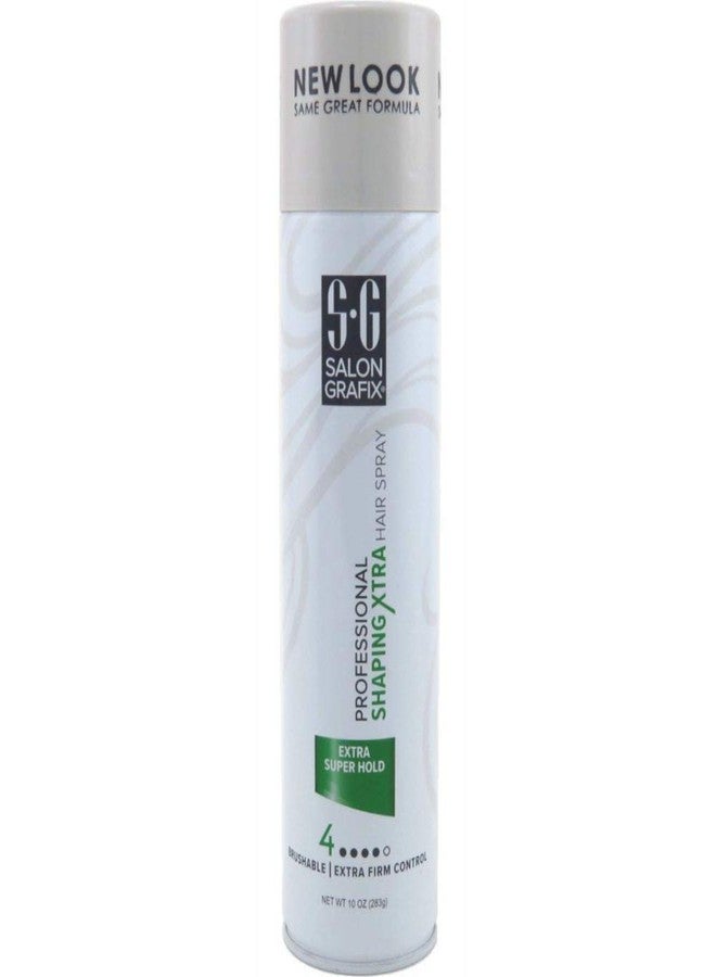 Salon Grafix Hairspray Shaping Extra Super Hold 10 Ounce (295ml) (2 Pack) - Image 3