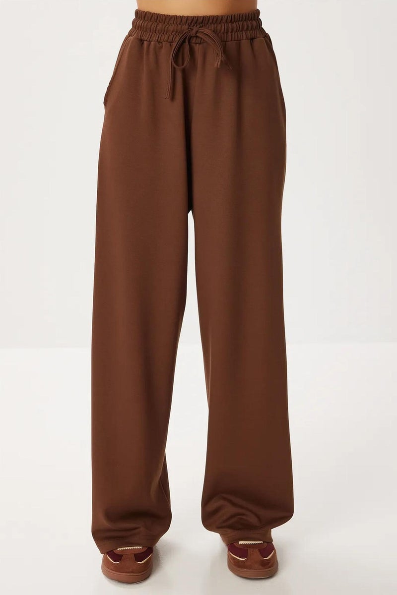 Happiness İstanbul ISTANBUL Pocket Detail Jacket &  Wide Leg Pants Two-Piece Set - Image 4