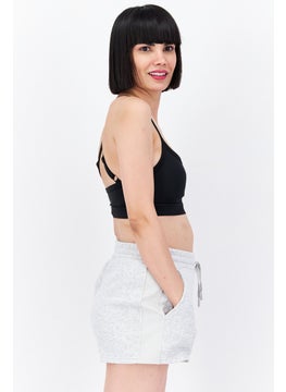 COZI Women Brand Logo Non Padded Sports Bra, Black  - Image 2