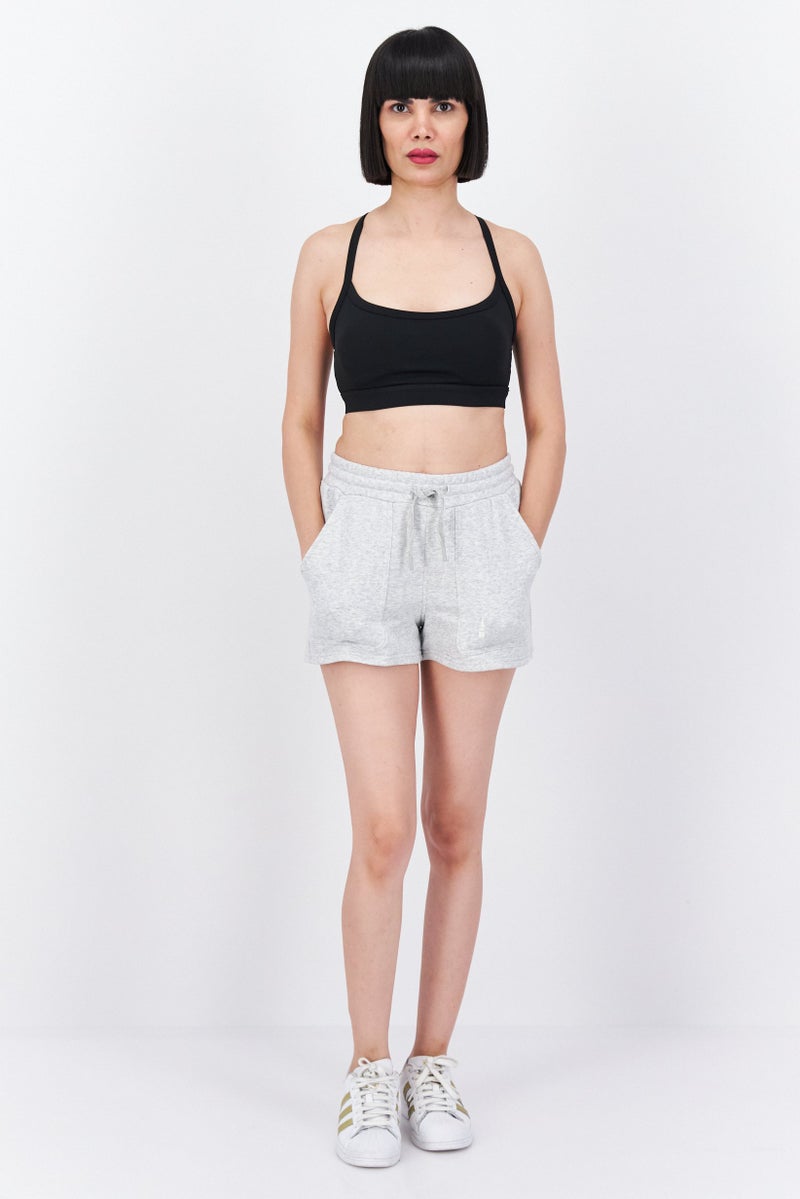 COZI Women Brand Logo Non Padded Sports Bra, Black - Image 4