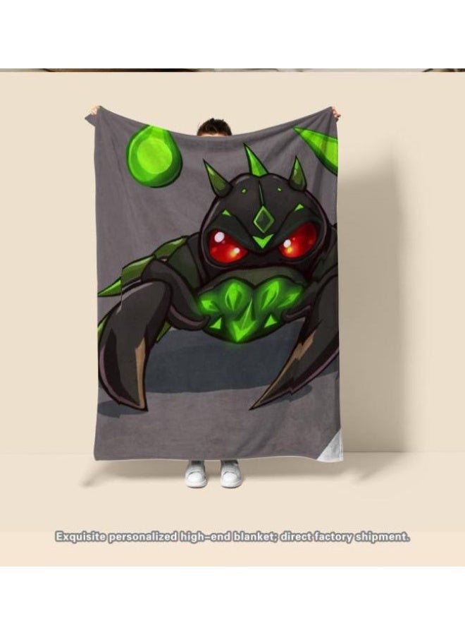 general Children's or student cartoon flannel thin blanket (warm and comfortable, suitable for sleep, games) 100cm*150cm - 239 - Image 1