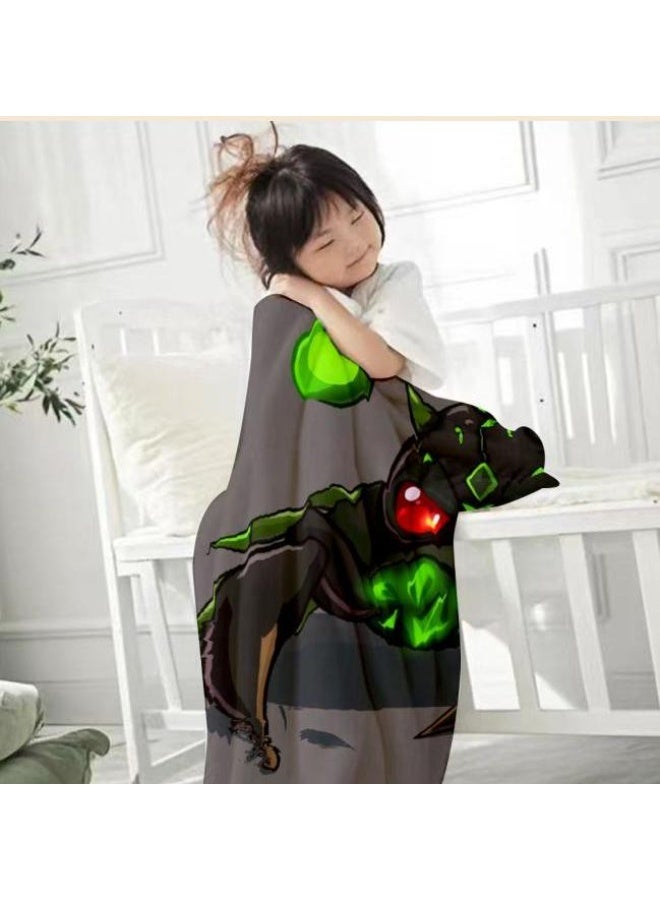 general Children's or student cartoon flannel thin blanket (warm and comfortable, suitable for sleep, games) 100cm*150cm - 239 - Image 3