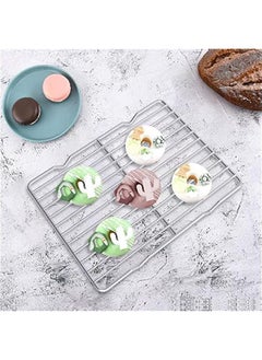 Arabest 2 Pack Cooling Rack for Baking, 8.3 x 11.4 Stainless Steel Grill Rack, Small Grid Baking Rack for Baking Cooking Roasting Oven  - Image 4