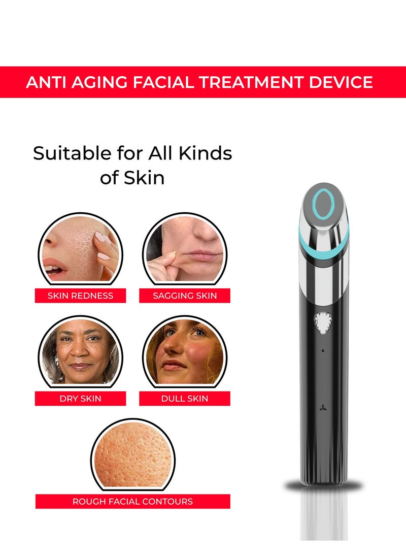 Anti Aging Facial Treatment Device 5-in-1 Total Care LED Therapy, Iatest Upgraded Version Of Booster-H, For Enhanced Absorption, Radiance, Elasticity, Facial Contouring, And Pore Care, Revolutionary Skincare - Image 2