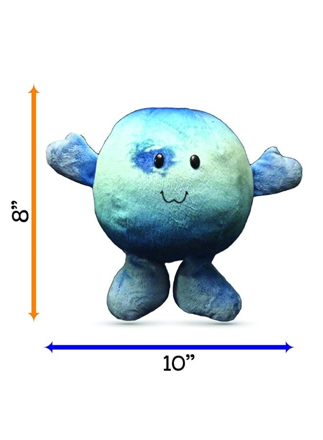Celestial Buddies Neptune Buddy Science Astronomy Space Solar System Educational Plush Stuffed Planet Toy - Image 1
