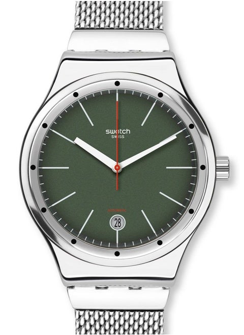 Unisex Sistem Kaki Quartz Movement Water Resistant Wrist Watch - 43 Mm