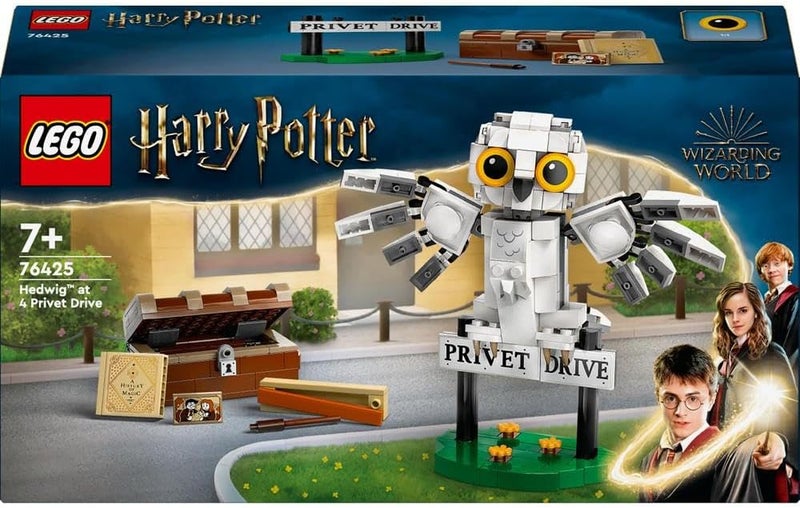 LEGO Harry Potter Hedwig at 4 Privet Drive, Buildable Toy for 7 Plus Year Old Kids, Girls & Boys, with an Owl Figure, Independent Play Set, Small Wizarding World Ramadan Gift Idea 76425 - Image 2