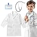 RioRand Kids Doctor Lab Coat Costume with Accessories Role Play for Boys Girls Playset Nurse Costume Age 312 White L140CM89Y - Image 2