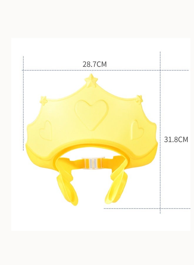 Aissiora Baby shower caps Baby ear protection shampoo cap Children's shower caps with ear protection The girth is adjustable Suitable for babies aged 0-3 years - Image 2
