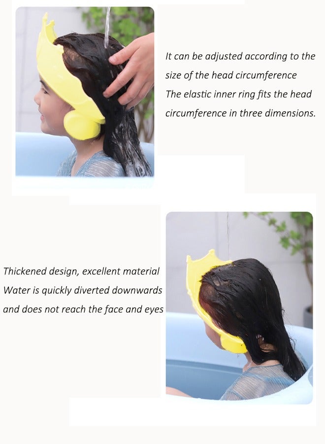 Aissiora Baby shower caps Baby ear protection shampoo cap Children's shower caps with ear protection The girth is adjustable Suitable for babies aged 0-3 years - Image 5