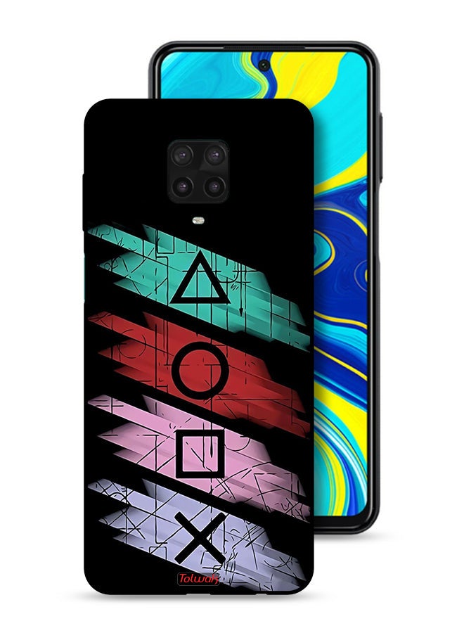 Tolwak Xiaomi Redmi Note 9 Pro Protective Case Cover Squid Game Icons - Image 1