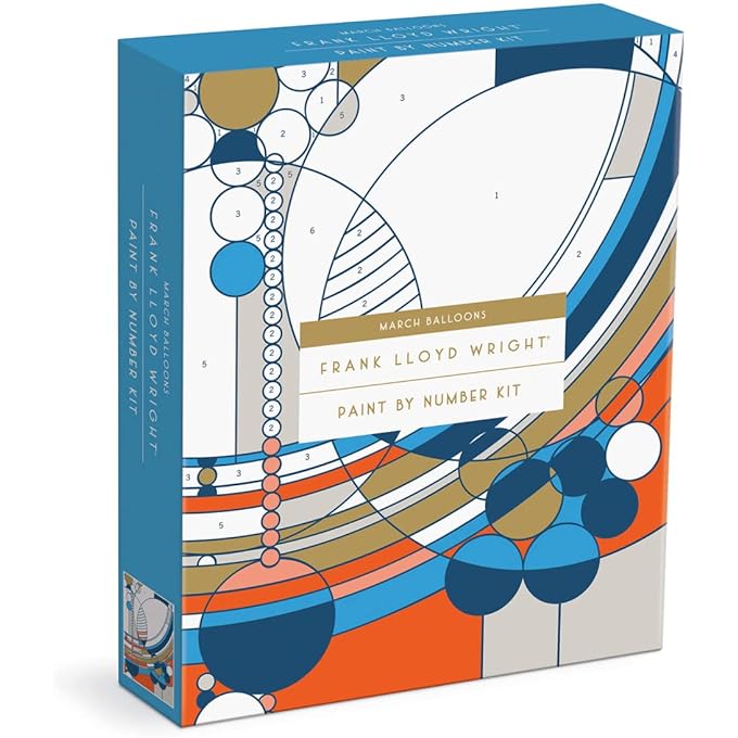 Frank Lloyd Wright March Balloons Paint By Number Kit