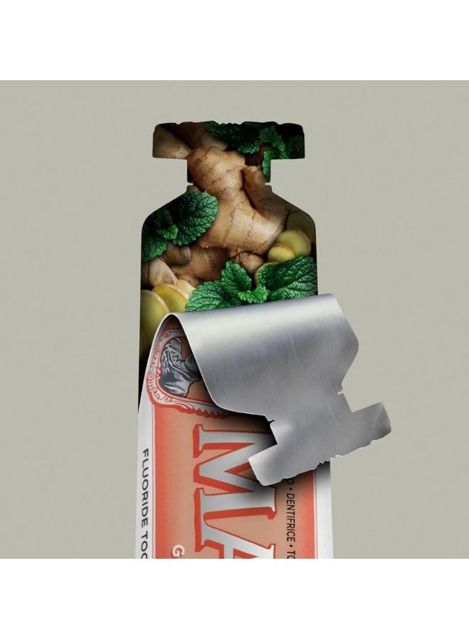 Marvis Ginger Mint Toothpaste 25ml – Luxury Italian Toothpaste for Fresh Breath & Oral Care - Image 4