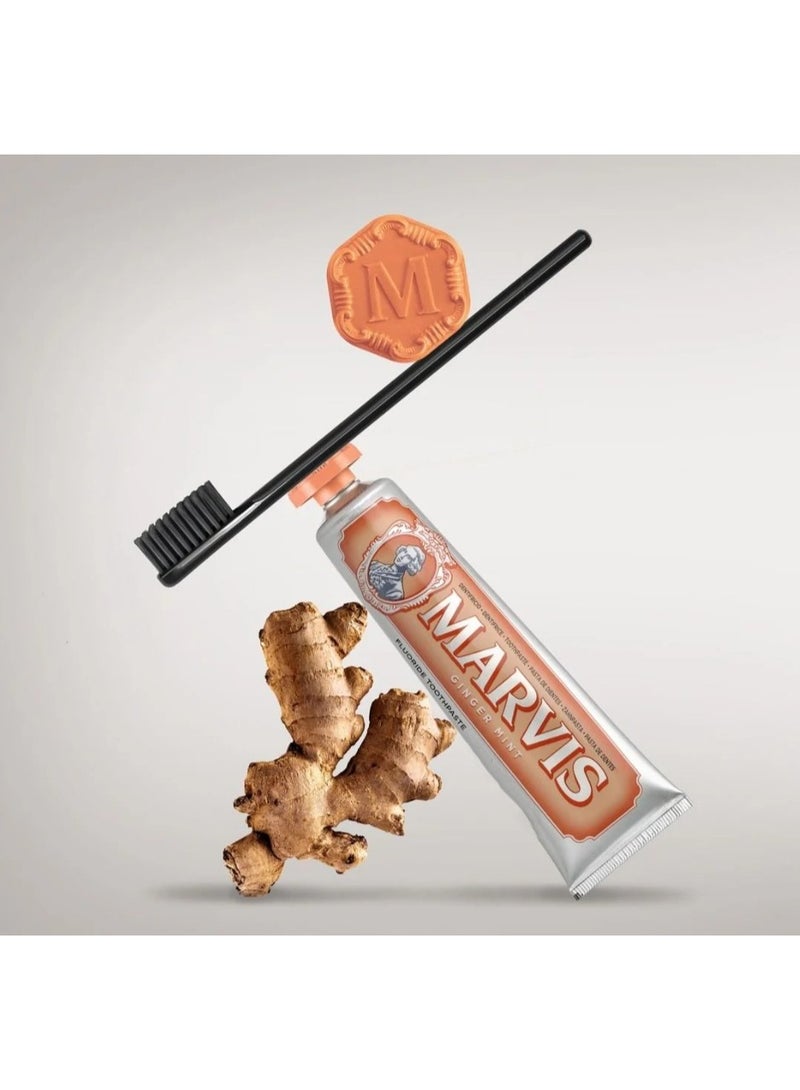 Marvis Ginger Mint Toothpaste 25ml – Luxury Italian Toothpaste for Fresh Breath & Oral Care - Image 3