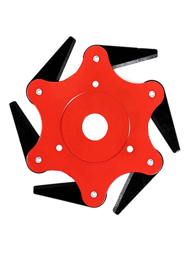 NIBEMINENT 6-Leaves Grass Trimmer Mower Head Red/Black