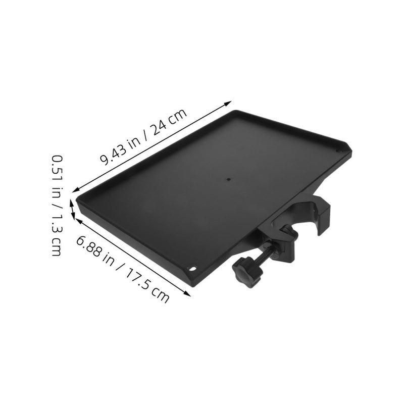 Large 240X175Mm Microphone Stand Tray With Phone Holder And Cup Holder For Live Streaming Podcast - Image 3